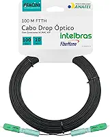 Cabo De Fibra Óptica Drop 100 Metros Montado Sc/Apc eFacini