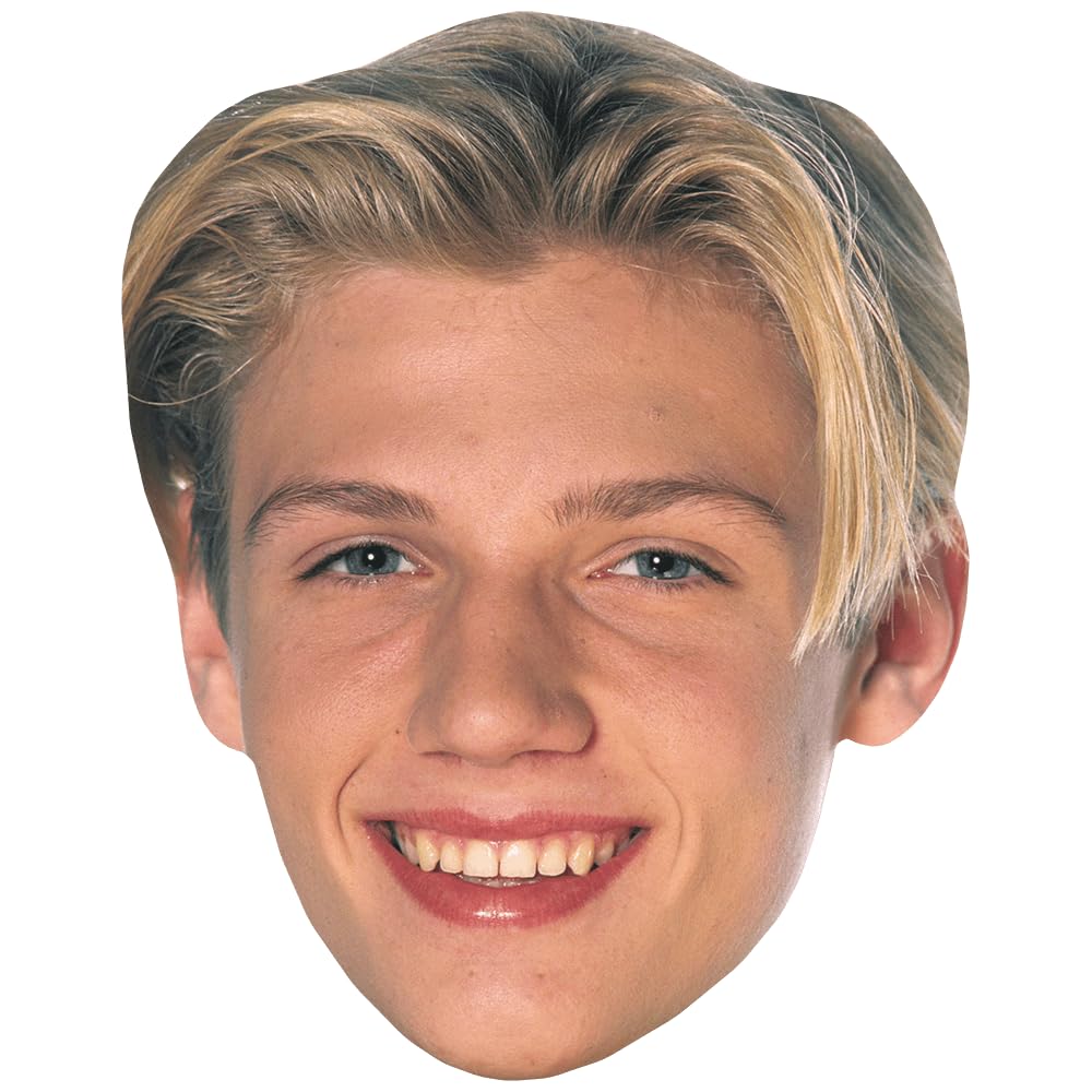 Nick Carter (1995) Celebrity Mask, Flat Card Face, Fancy Dress Mask