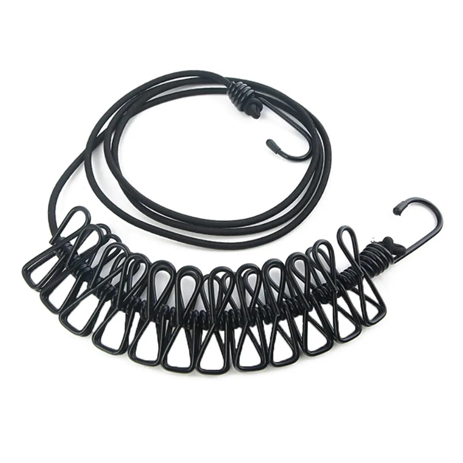 Washing Line Outdoor Elastic Clothesline with Travel Camping Home Portable Clothes Rack Laundry Drying Line for Backyard
