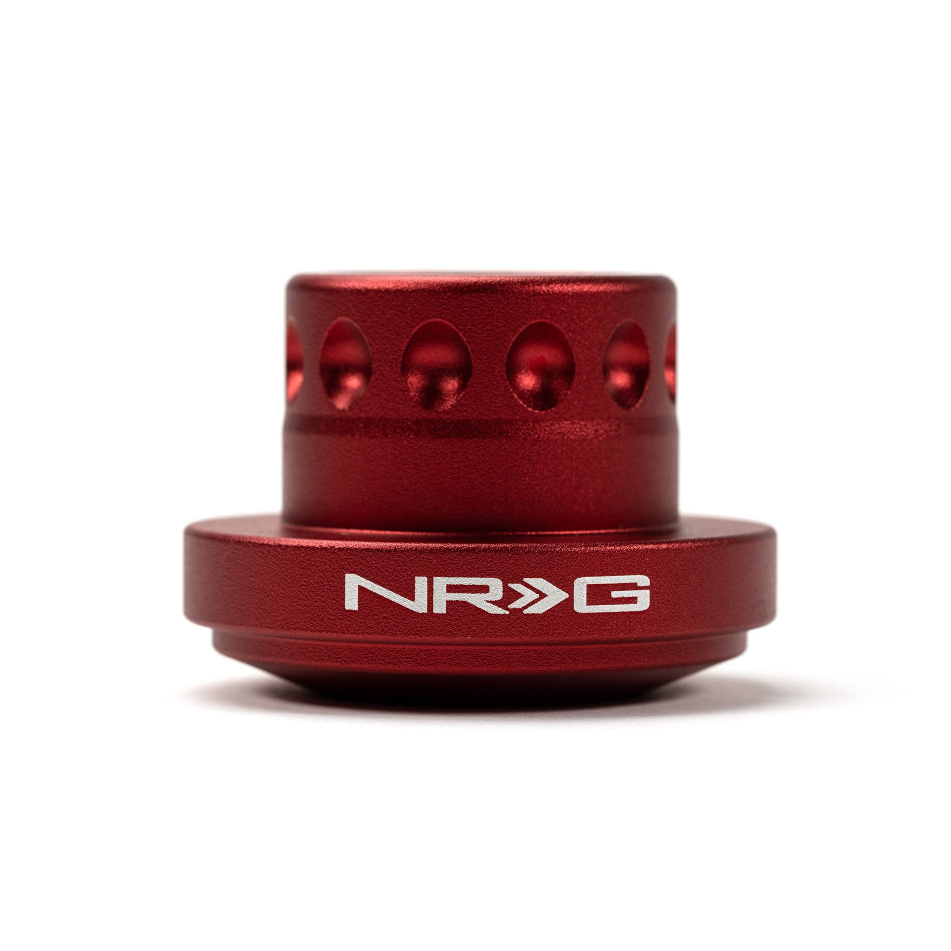 NRG InnovationsNRG-SRK-RL190H-RD Race Steering Wheel Quick Release Short Hub Adapter, Up To 1" Shorter Overall, Red Body