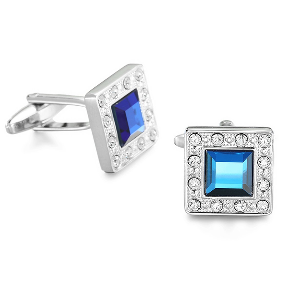 See full amazon price history chart for Peora Silver Plated Ocean Blue Navy Swarovski Crystal Square Cufflinks for Men Boys Business Gift Peora Silver Plated Ocean Blue Navy Swarovski Crystal Square Cufflinks for Men Boys Business Gift (B07FLBS4ND) Amazon Price History, Amazon Price Tracker