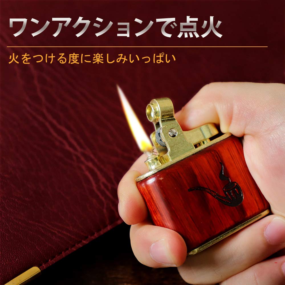 Amazon.co.jp: オイルライター DEWEL レトロ 復古 小型 灯油ライター 