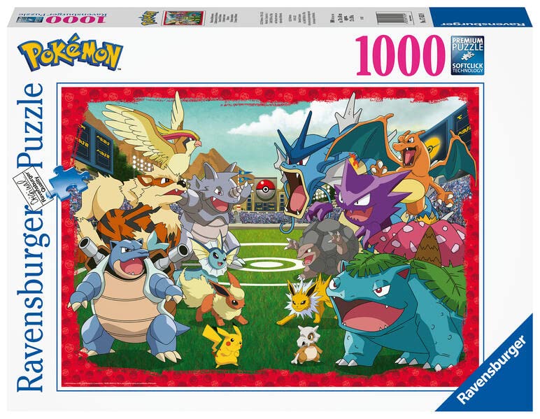 Ravensburger Puzzle 17453 Pokémon Force Fairs 1000 Pieces Pokémon Puzzle for Adults and Children from 14 Years