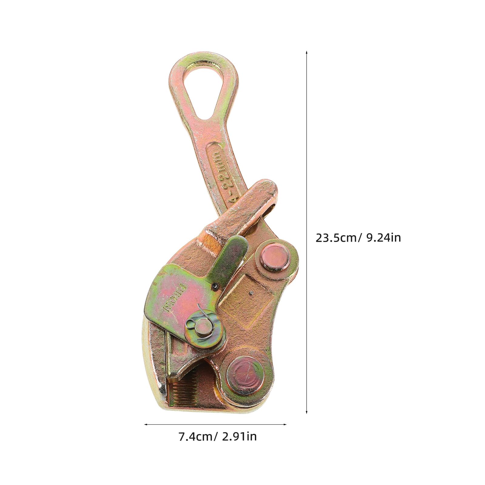 Cabilock Abrazadera Cable Acero Resistente Toneladas para Cables Eléctricos y Cuerdas Clip Práctico para Tensión y Sujeción Rápida Instalaciones Eléctricas