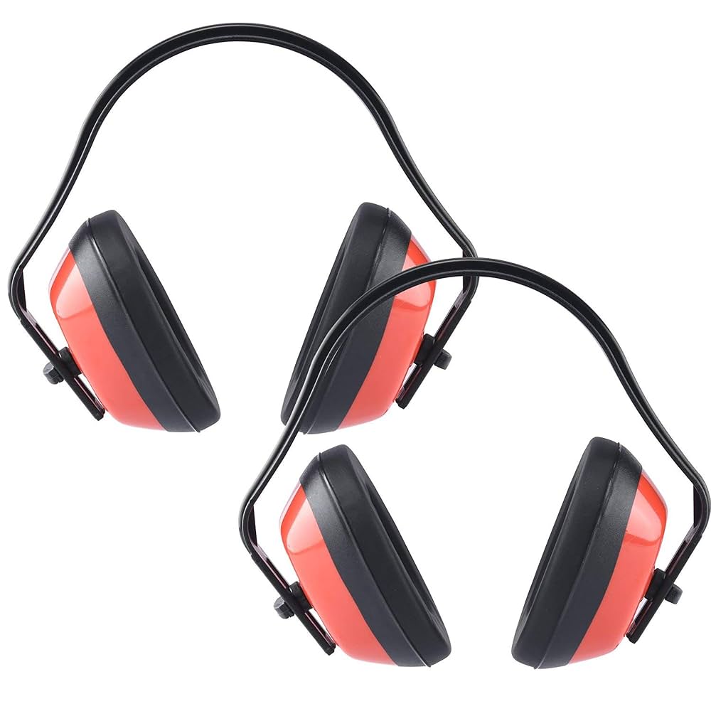 Neiko 53925A Adjustable Safety Earmuffs for Noise Reduction