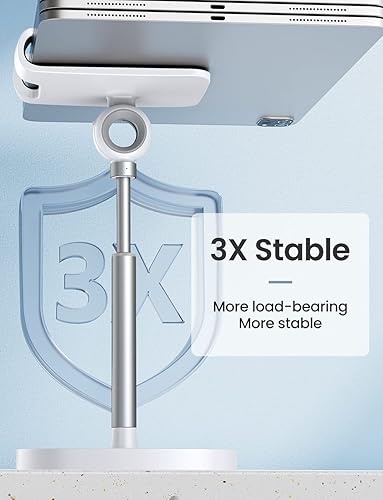 Miniatura 6 de LISEN - Soporte para teléfono celular, altura y ángulo ajustables, organizadores y accesorios para escritorio y trabajo, para dispositivos de 4 a 10