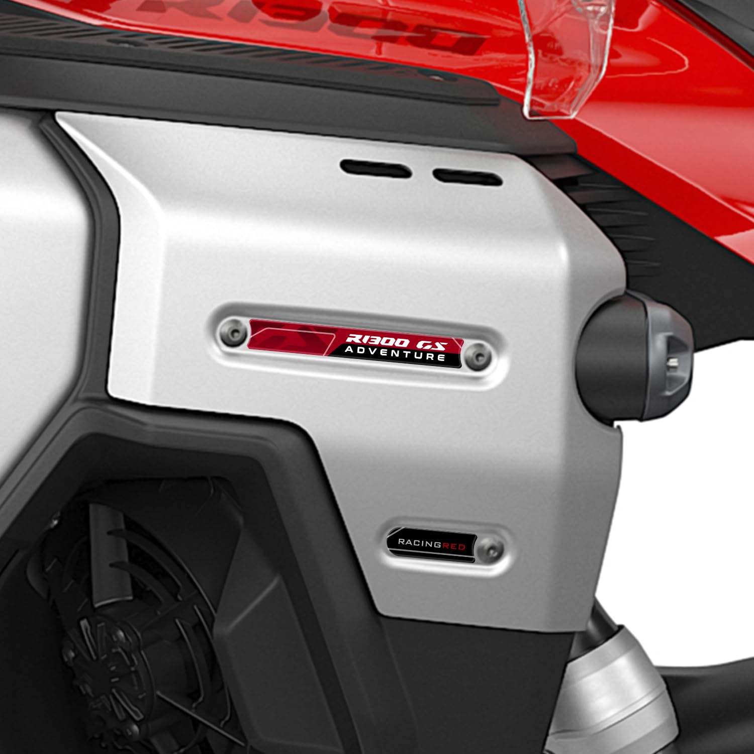 Az Graphishop Adesivo 3D Per Serbatoio BMW R 1300 GS 2025-2026 – Protezione Anti-Graffio E Anti-Urto, Made In Italy (Racing Red)