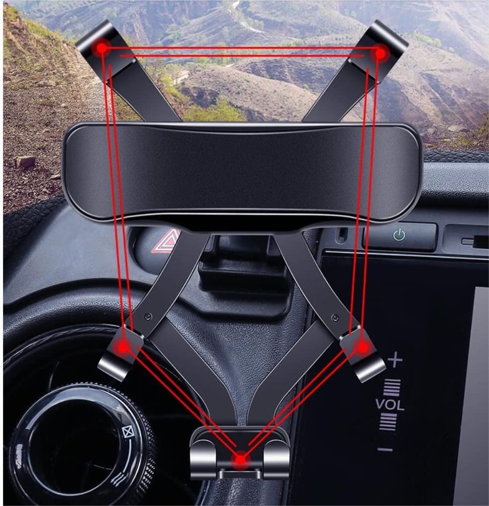 Supporto Telefono Supporto per Telefono Cellulare Montato su Veicolo per con Rotazione a 360 Gradi Accessori per Auto per Auto