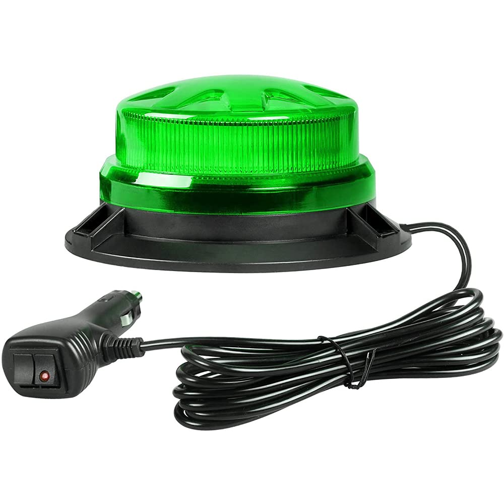 AIVYNA LED Rotante Lampeggiante Luce Stroboscopica Spia di Emergenza Indicatore 9-24V Segnale Magnetico Luci Lampeggianti per Auto
