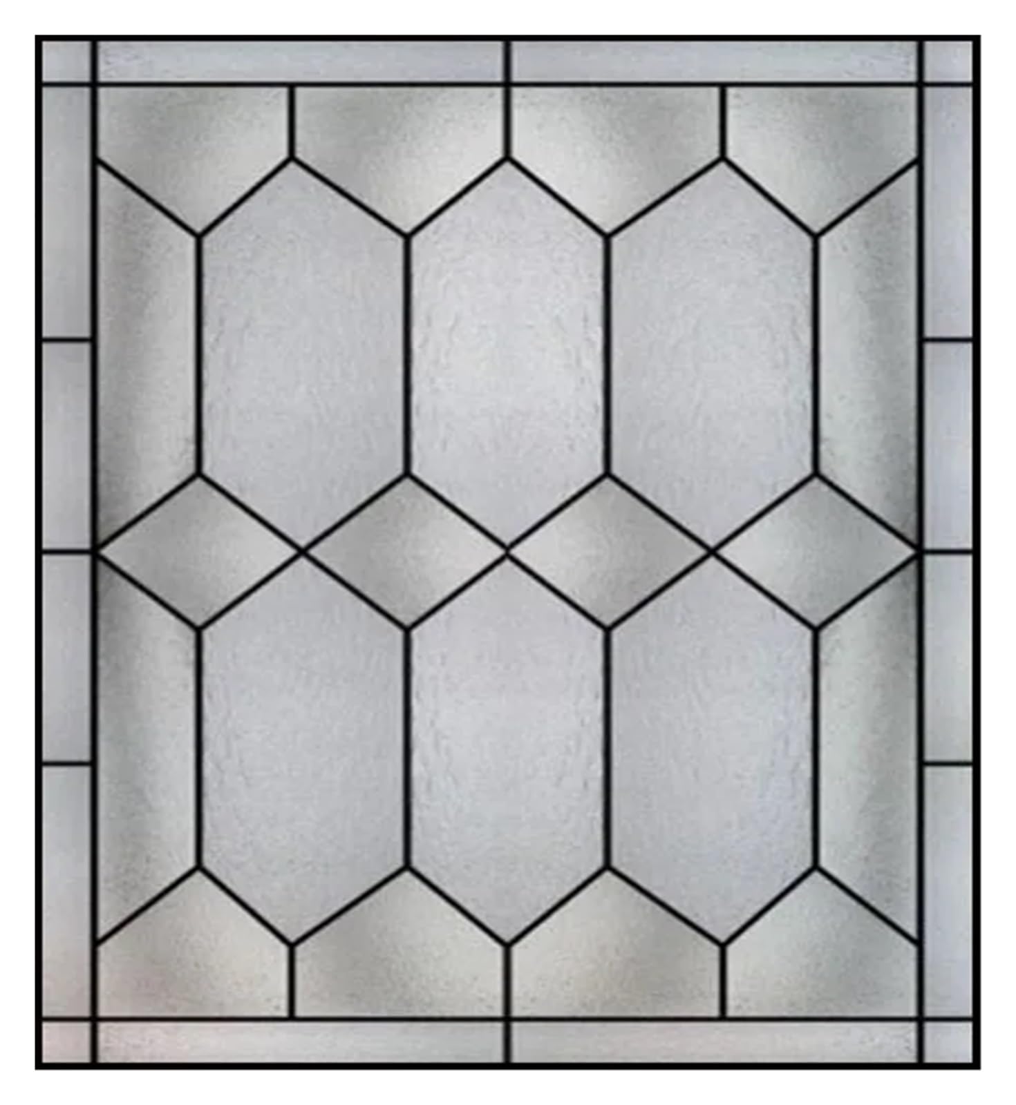 Window Film Stained Glass Window Film Retro Vintage Frosted Static Cling Art Colored Films Door Sticker
