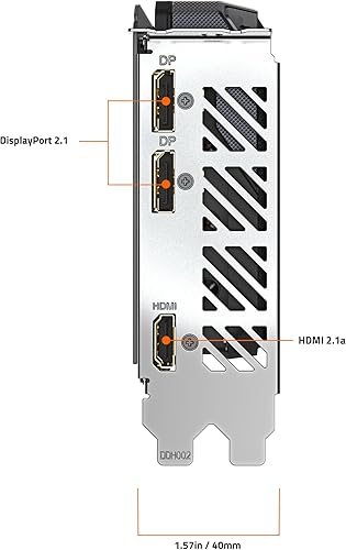 Miniatura 10 de GIGABYTE Radeon RX 9060 XT Gaming OC 16G, tarjeta gráfica, PCIe 5.0, 16GB GDDR6, GV-R9060XTGAMING OC-16GD, tarjeta de video