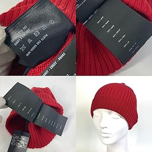 PRADA　SPORTS 　ウール　ビーニー　ニット帽 　ブラウン　ブランドロゴ バッグ ブラウン（茶色）系 PRADA(プラダ) ニットキャップ・ビーニー