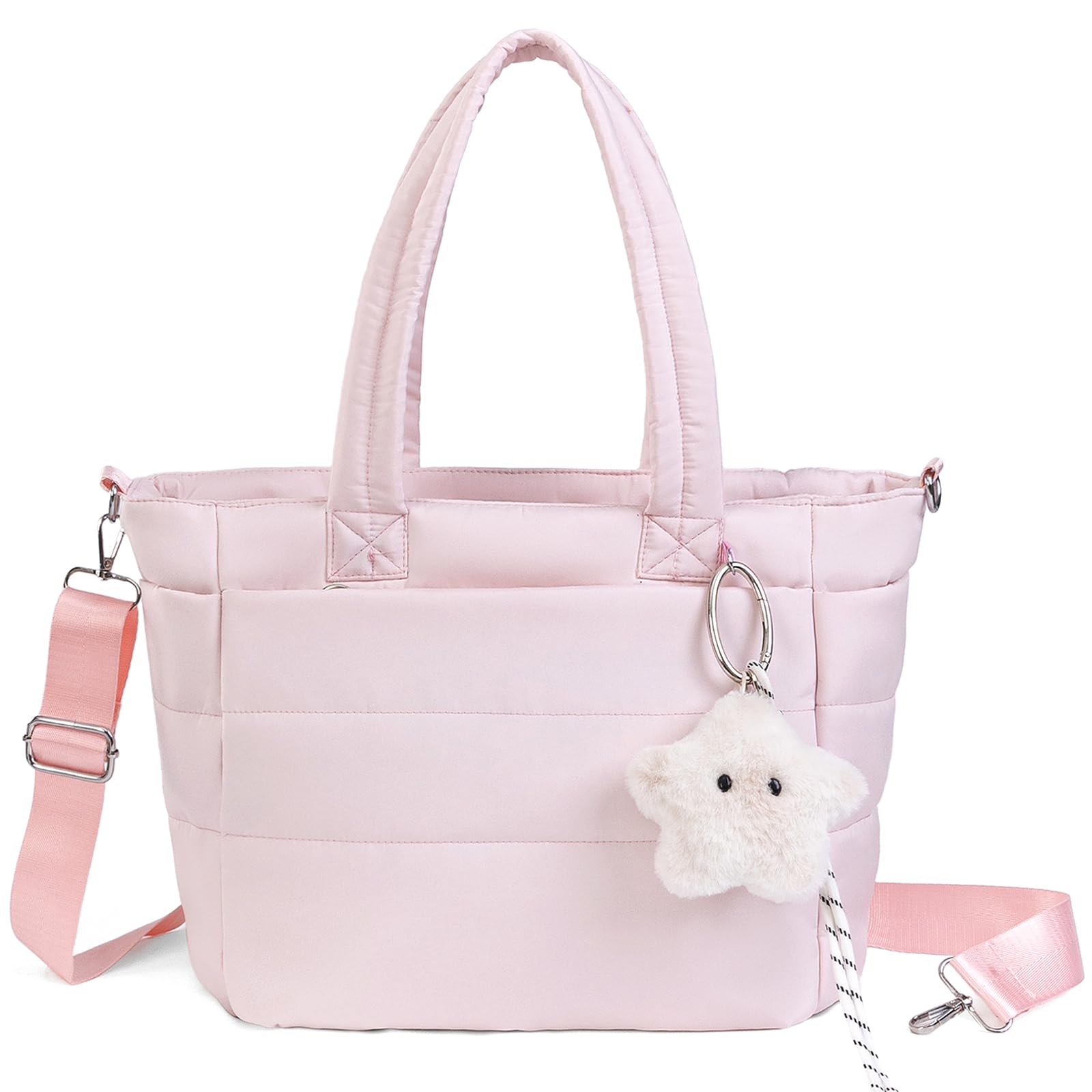 boshiho Handtasche Damen Groß Puffer Laptoptasche