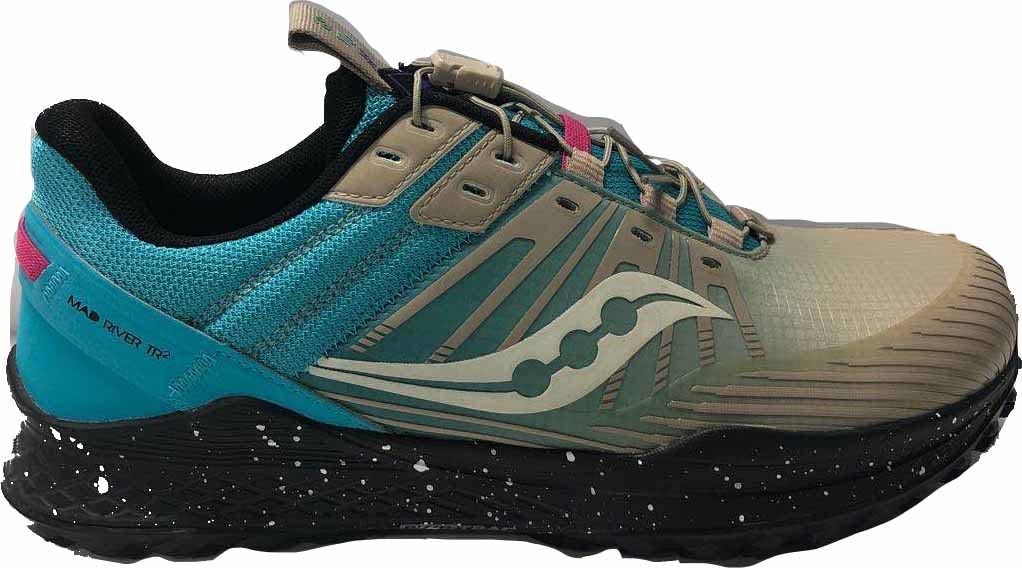 Saucony Men's Mad River Tr2 Astro/Water 10 D Stone/Blue