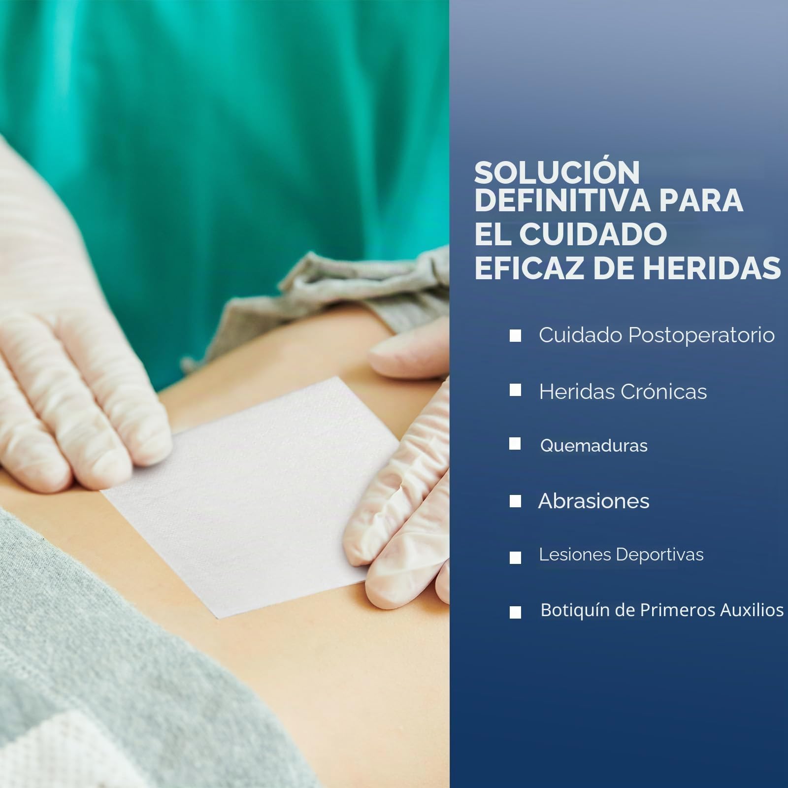 MED PRIDE Compresas estériles no adherentes | 100-paquete, | no adhesiva el apósito de heridas | altamente absorbente y antiadherente, sin dolor remoción-switch 3 '' x 4 ''