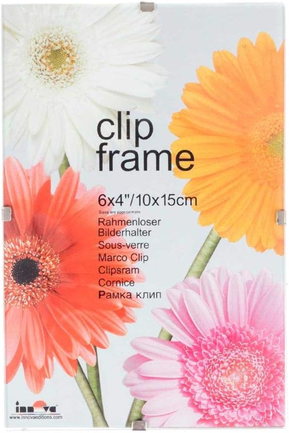 Innova Clip Frames 6x4' Pack of 10 Color Clear Amazon.co.uk