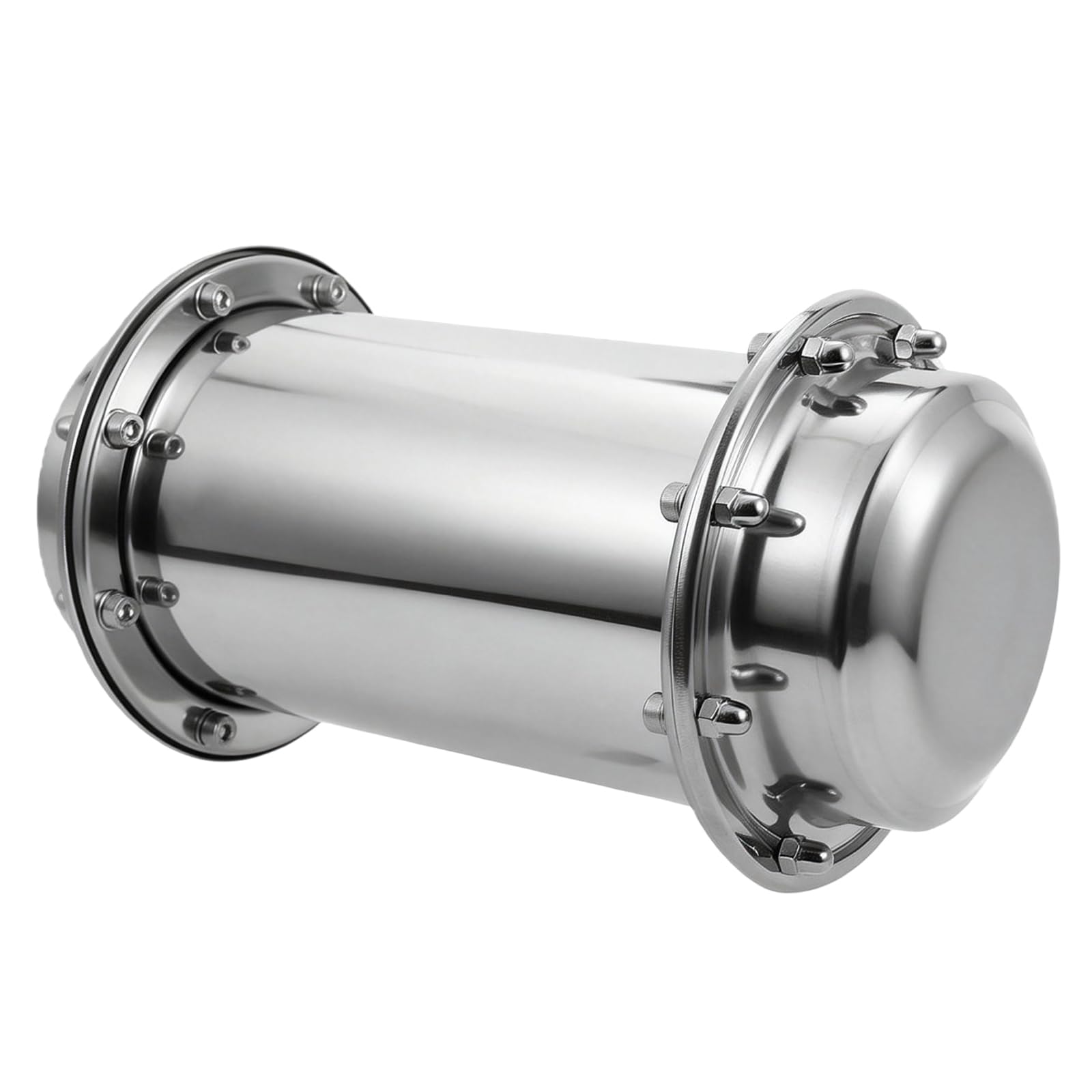BAIFULAI Time Capsule: 7.3 pulgadas Anti-corrosión Cápsula del tiempo impermeable Boda, Cápsula de acero inoxidable Contenedor para enterrar con cierre duradero, Contenedor de cierre duradero para el