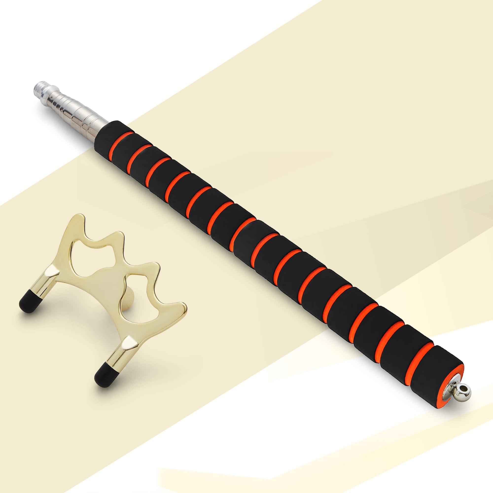 Cue-King Bâton de Pont télescopique avec poignée Premium, Accessoires de Piscine, Accessoires de Snooker, Pont pour Snooker