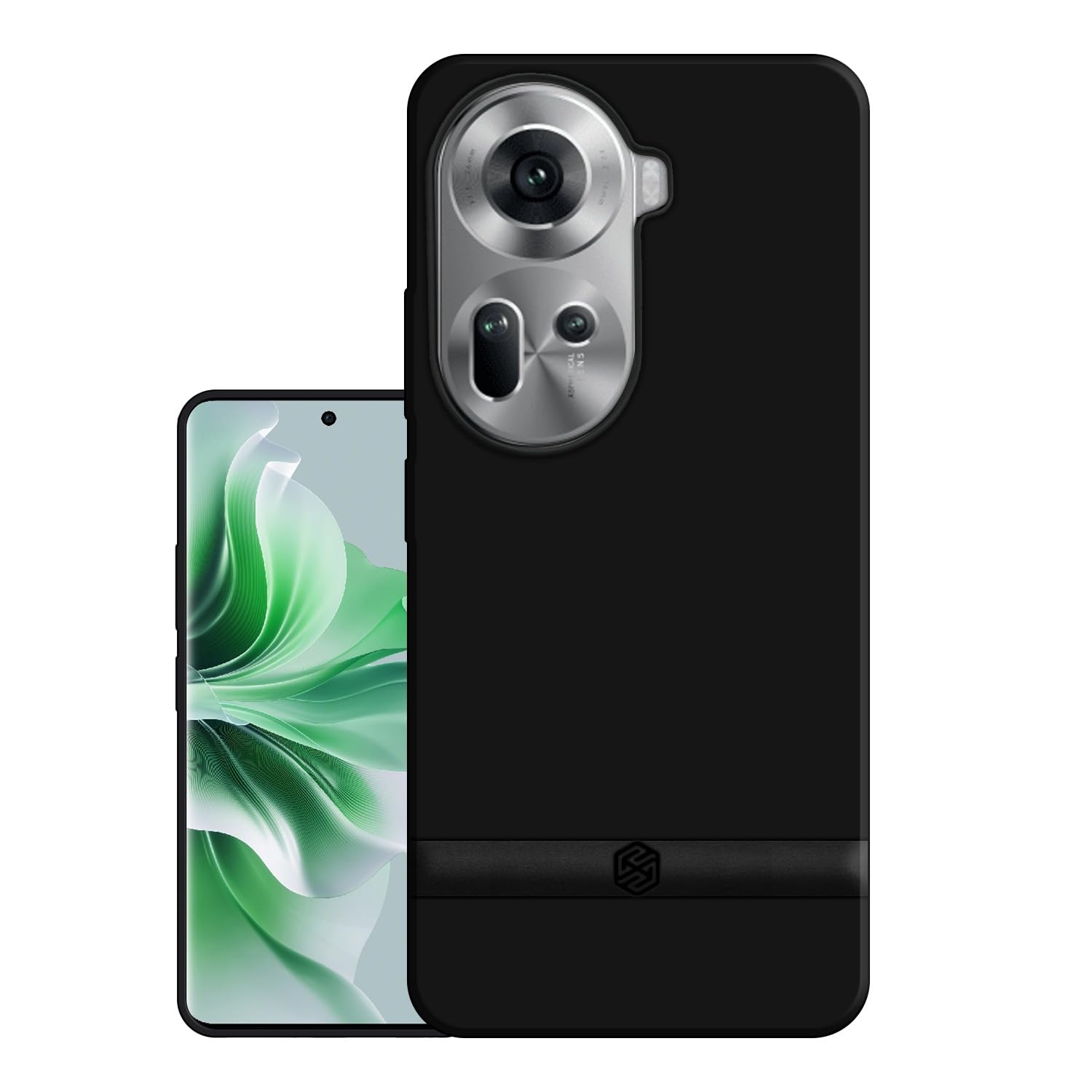 Hello Zone Exclusive Matte Finish Soft Back Case Cover for Oppo Reno 11 5G - Black (B0CSW7BPF5) Amazon Price History, Amazon Price Tracker