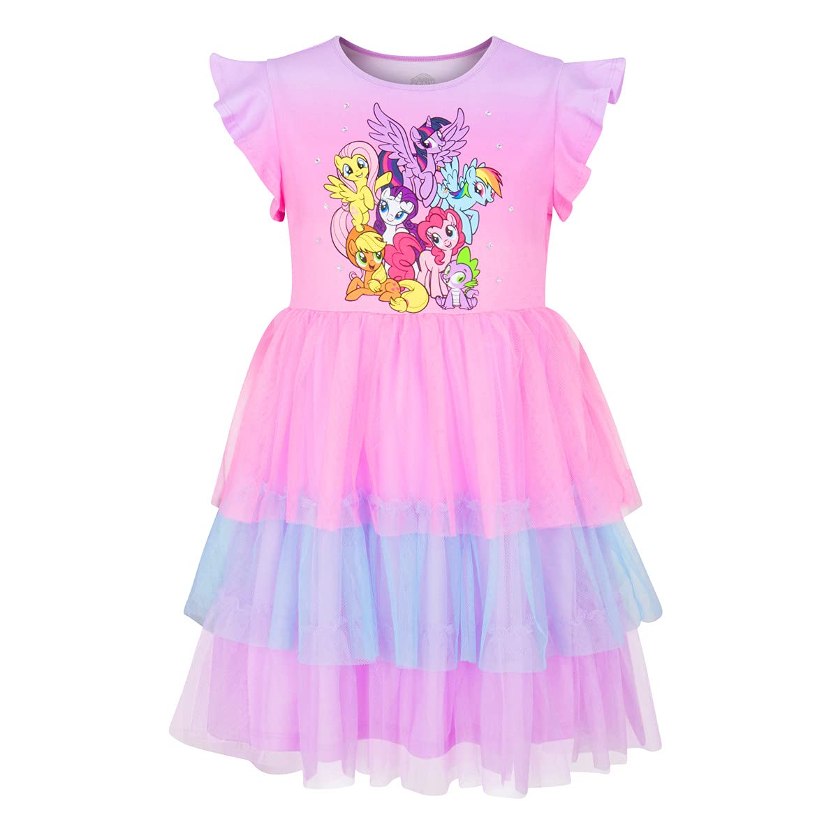 Robe My Little Pony imprimé multicolore en taille Small - 5