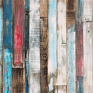 BELLE VOUS Wood Effect Self-Adhesive Wallpaper (2 Pack) - 3m x 30cm/10ft x 12 Inches Peel & Stick Rolls - Wood Grain Removable Decorative Contact Paper for Wall Covering, Cabinets, Shelf & Drawers