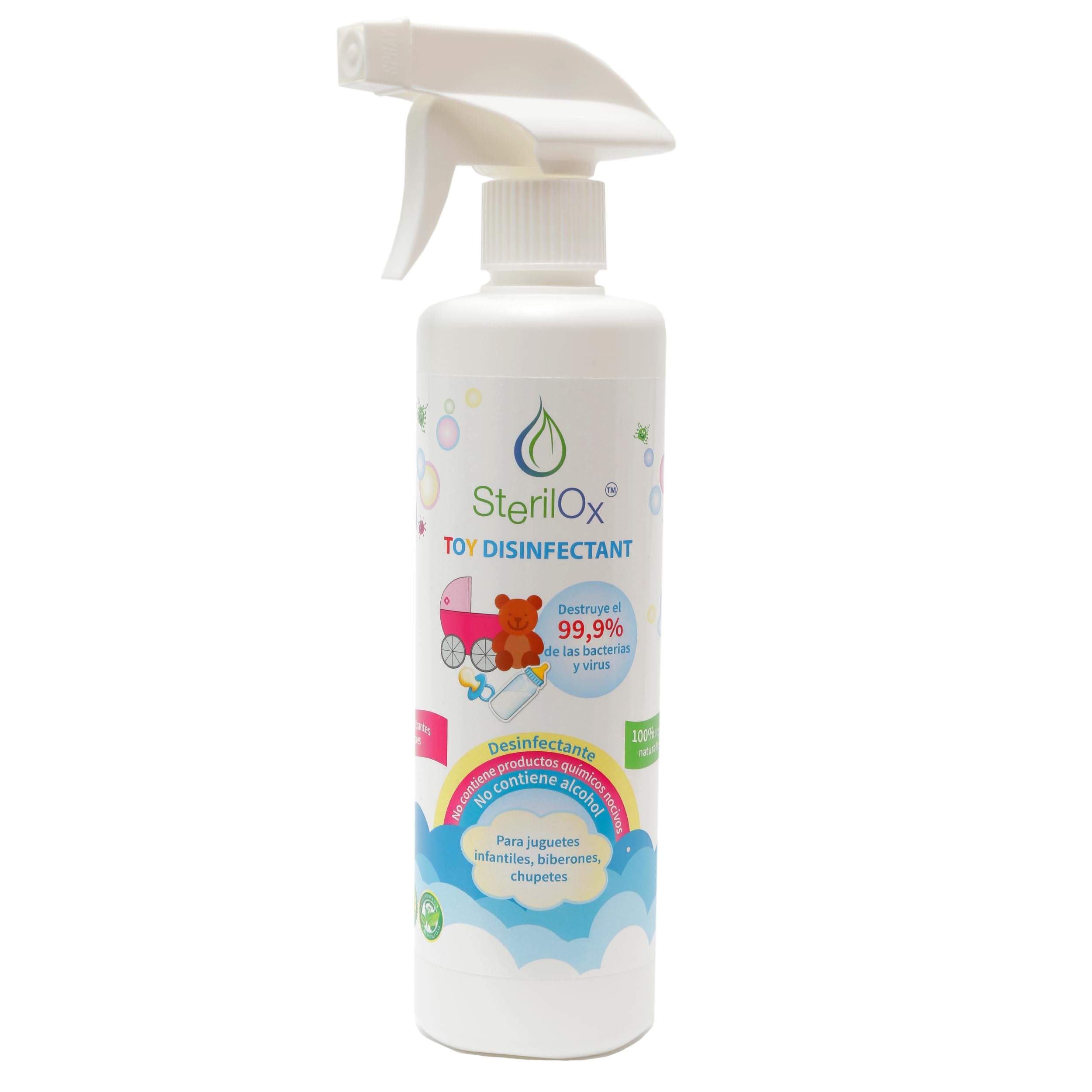 SterilOx Toy/Cleaning agent/Hypochlorous Acid (HOCl) Based for Hands, Toys, Furniture, Safe Sanitizing Spray for Babies and Children.