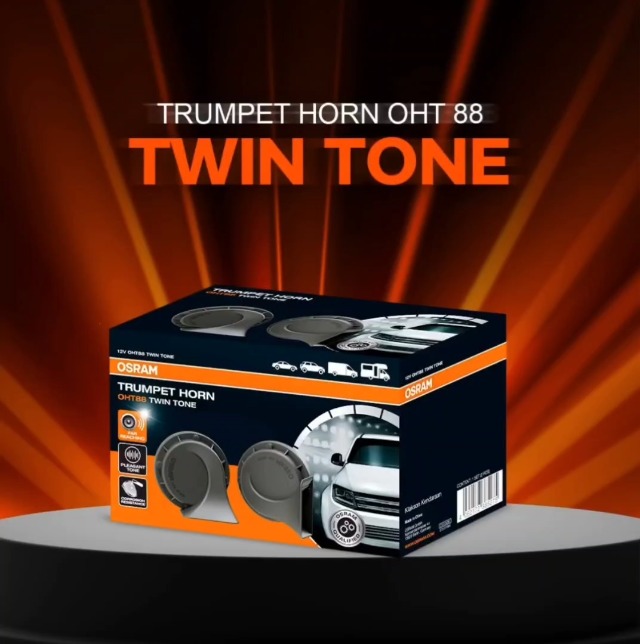 洋楽 TUNE TOWNE XI OSRAM TRUMPET HORN OHT88 TWIN TONE : Amazon.in: Car & Motorbike