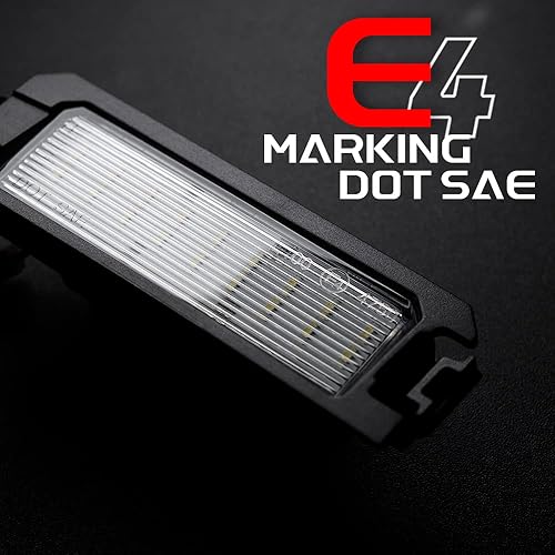 Miniatura 5 de Elan'tra N - Luz LED para placa de matrícula 2018 2019 2020 2021 2022 2023+ Hyundai Elan'tra N Elan'tra GT 6000K xenón blanco sin errores Led