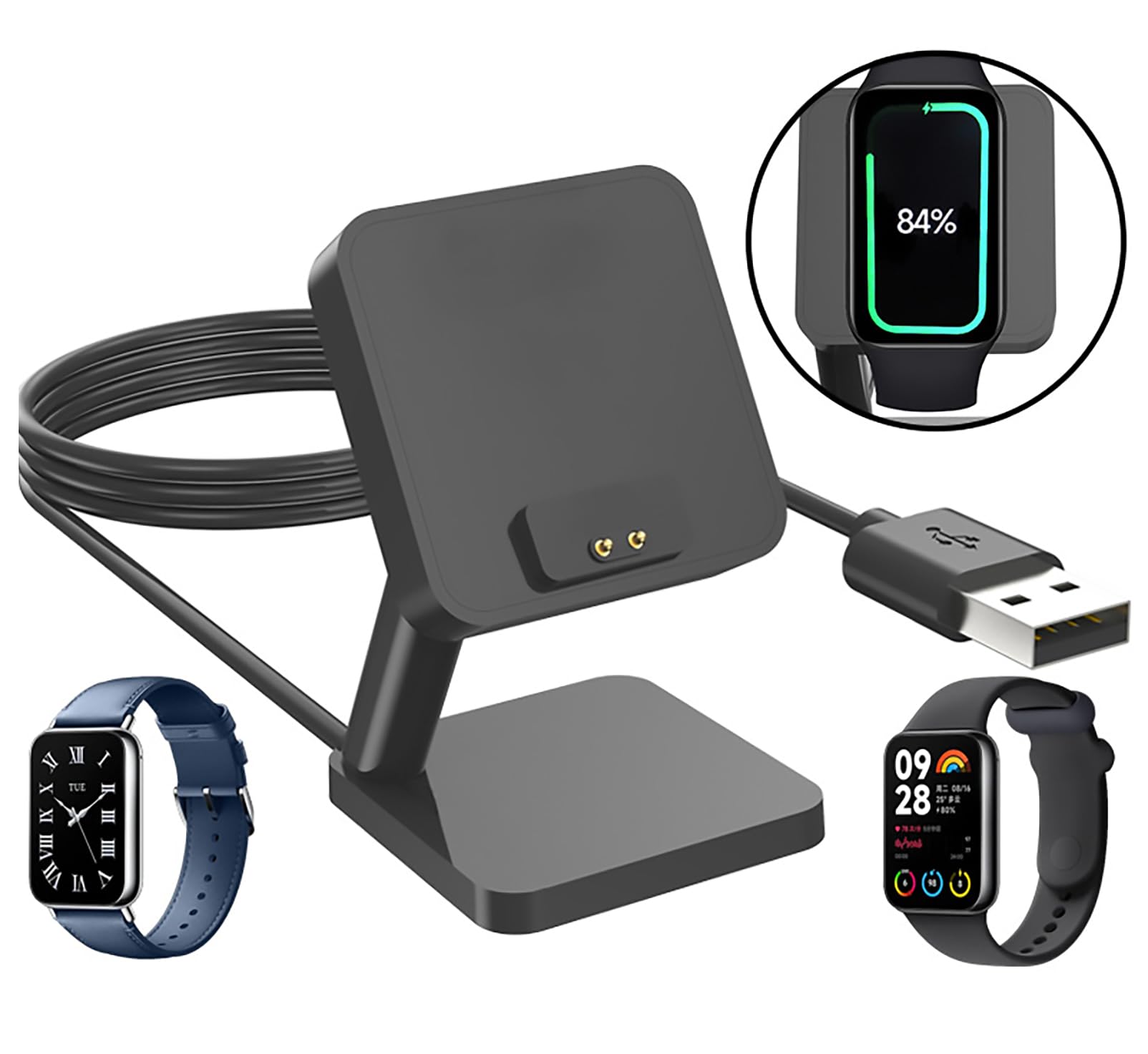 Amazon.co.jp: 充電器 充電スタンド for Xiaomi Smart Band 10/9/8 Pro