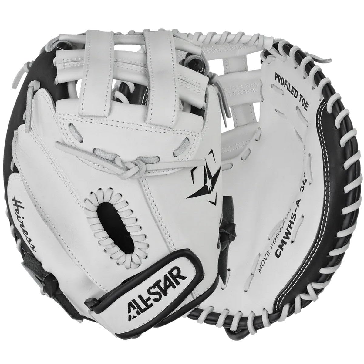 Pack De 4 Balles De Catch Pour Receveur All-Star Heritage – Softball Fastpitch – Blanc Taille Large