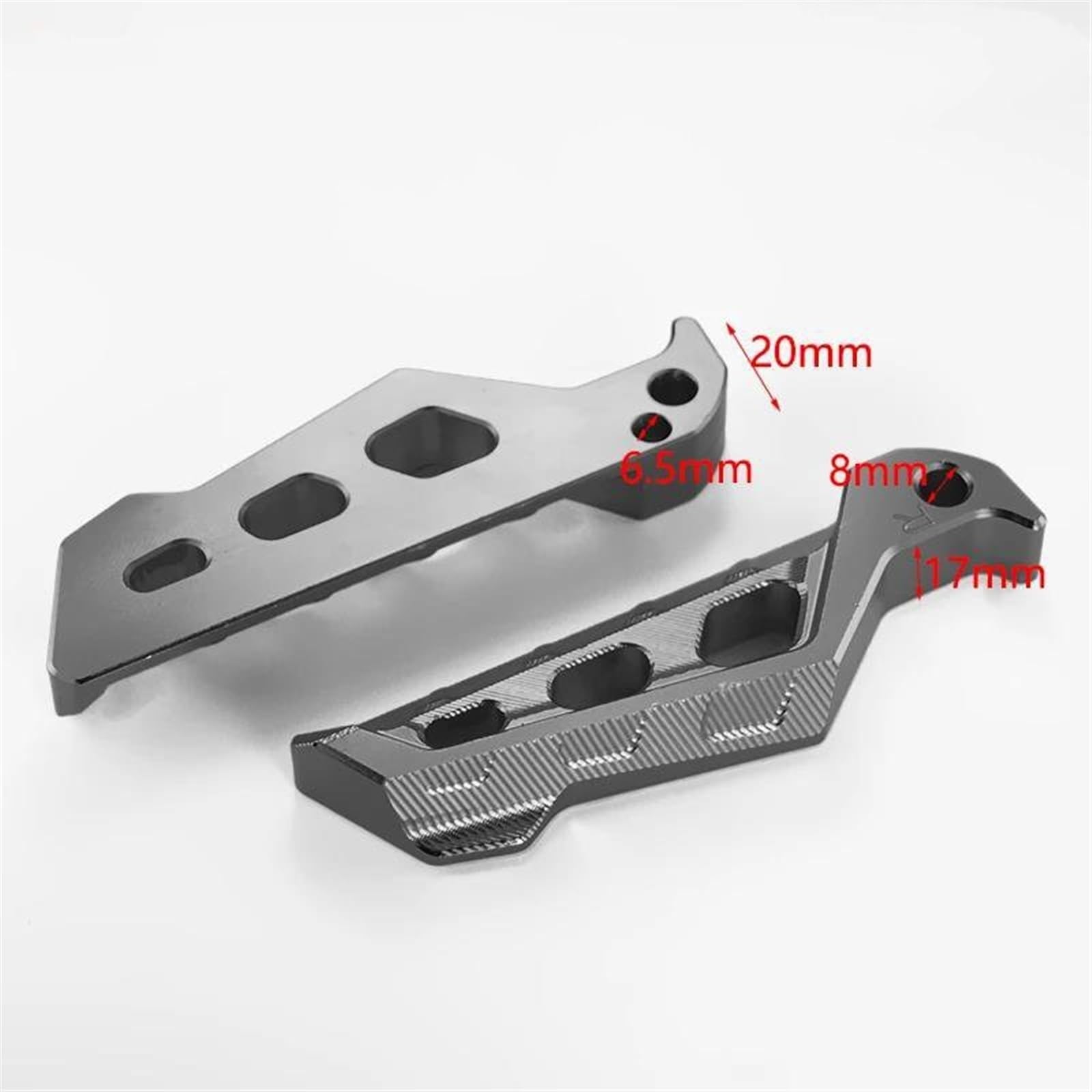 Accesorios para clavijas Para Yamaha XJ6 XJ6F XJ6N DIVERSION 2009-2014 2013 2012 2011 2010 2023 Reposapiés Trasero CNC Para Motocicleta Pedales Traseros(Titanium)