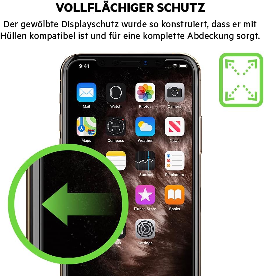 Belkin ScreenForce TemperedCurve Screen Protector for iPhone 11 Pro Max (iPhone 11 Pro Max Screen Protector)