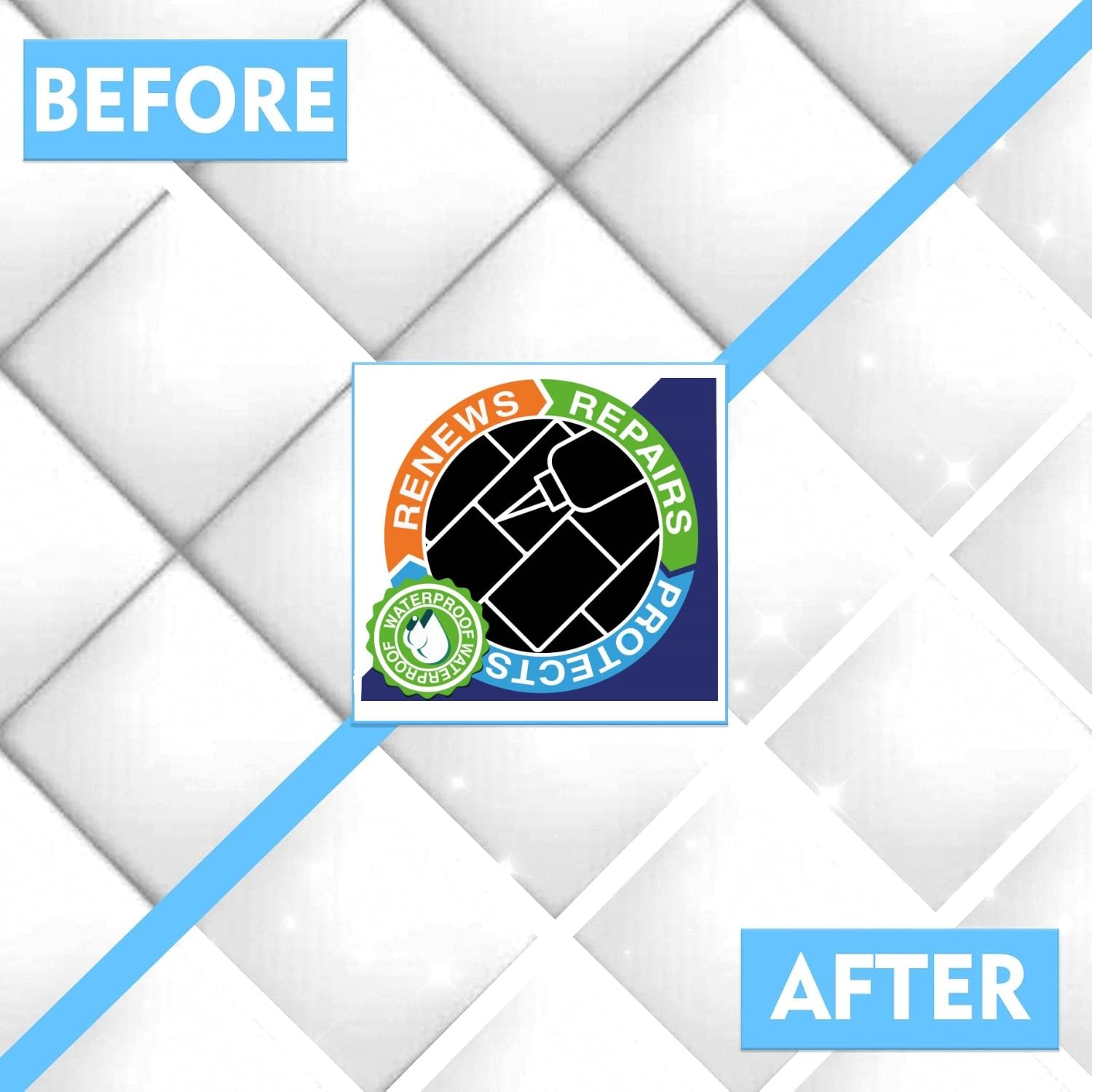 BONDIFY Waterproof White Grout Repair Kit Ready Mixed, 360g x 2PCs FAST DRYING - Image 3