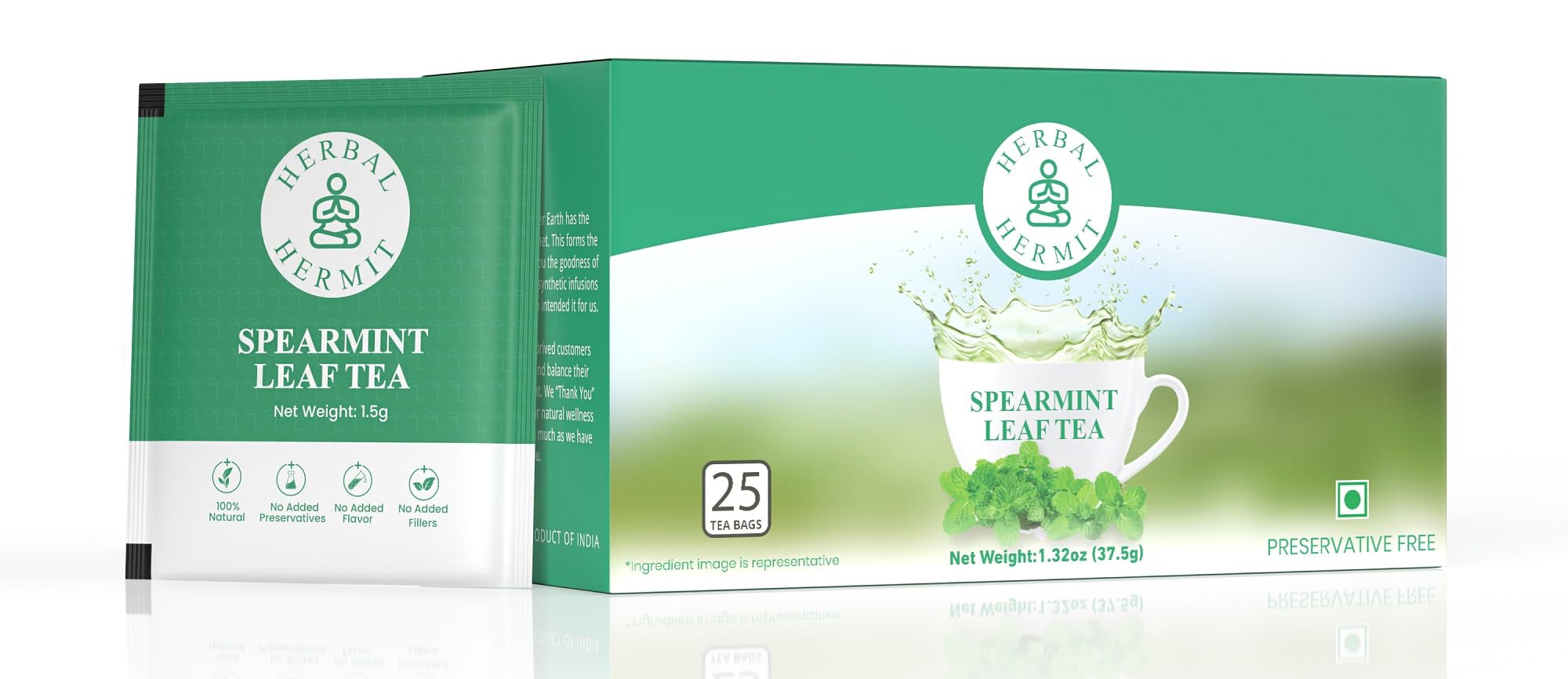 See full amazon price history chart for Herbal Hermit Spearmint Tea - 25 Tea Bags, Caffeine Free Herbal Tea, Instant Tea for Beneficial for PCOS, Hormonal Imbalance, Unwanted Facial Hair - Tea Bags 25 pieces Herbal Hermit Spearmint Tea - 25 Tea Bags, Caffeine Free Herbal Tea, Instant Tea for Beneficial for PCOS, Hormonal Imbalance, Unwanted Facial Hair - Tea Bags 25 pieces (B0D93NPG9Y) Amazon Price History, Amazon Price Tracker