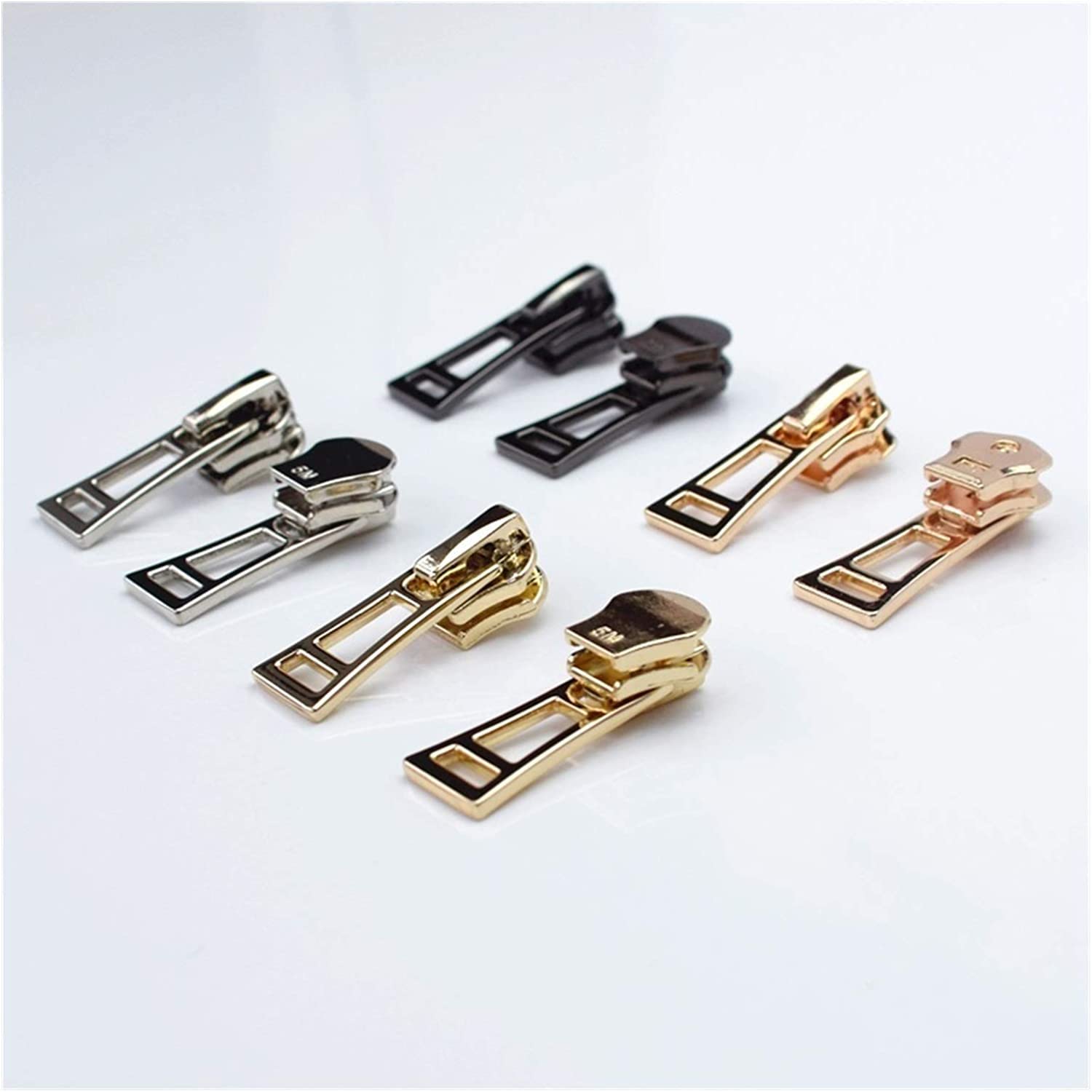 Kit de reparación de cremalleras, Deslizador de cremallera de repuesto, 5 piezas 103#, kit de reparación instantánea de cabezales de cremallera for ropa, bolsos, accesorios de reparación de cremallera