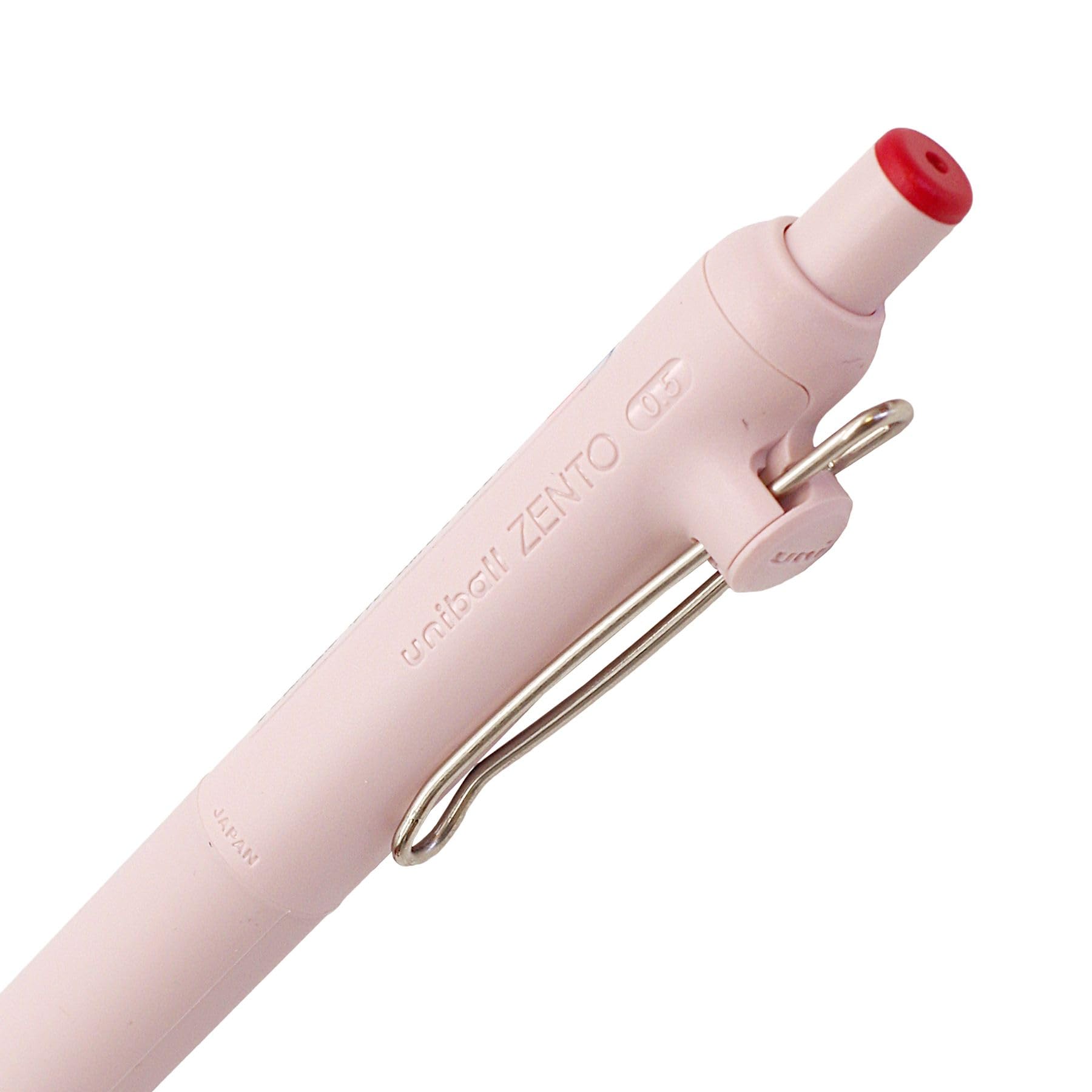 Mitsubishi Pencil Zento Ballpoint Pen Basic Model 0.5 mm Red - Image 3