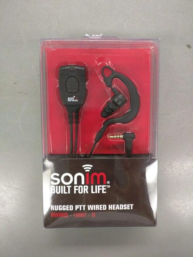 Amazon Com Rugged Ptt Wired Headset Rwrhs 10001 U Sonim Electronics