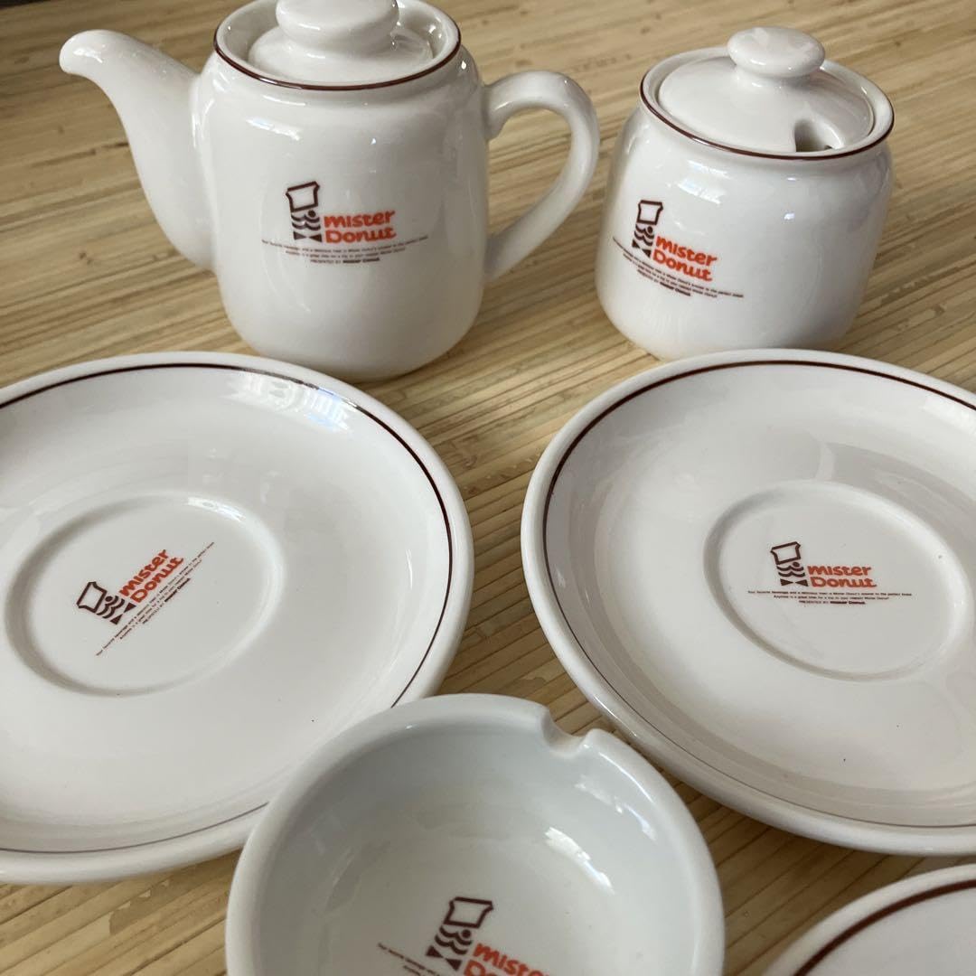 Amazon.co.jp: 昭和レトロ ミスタードーナツ ティーセット