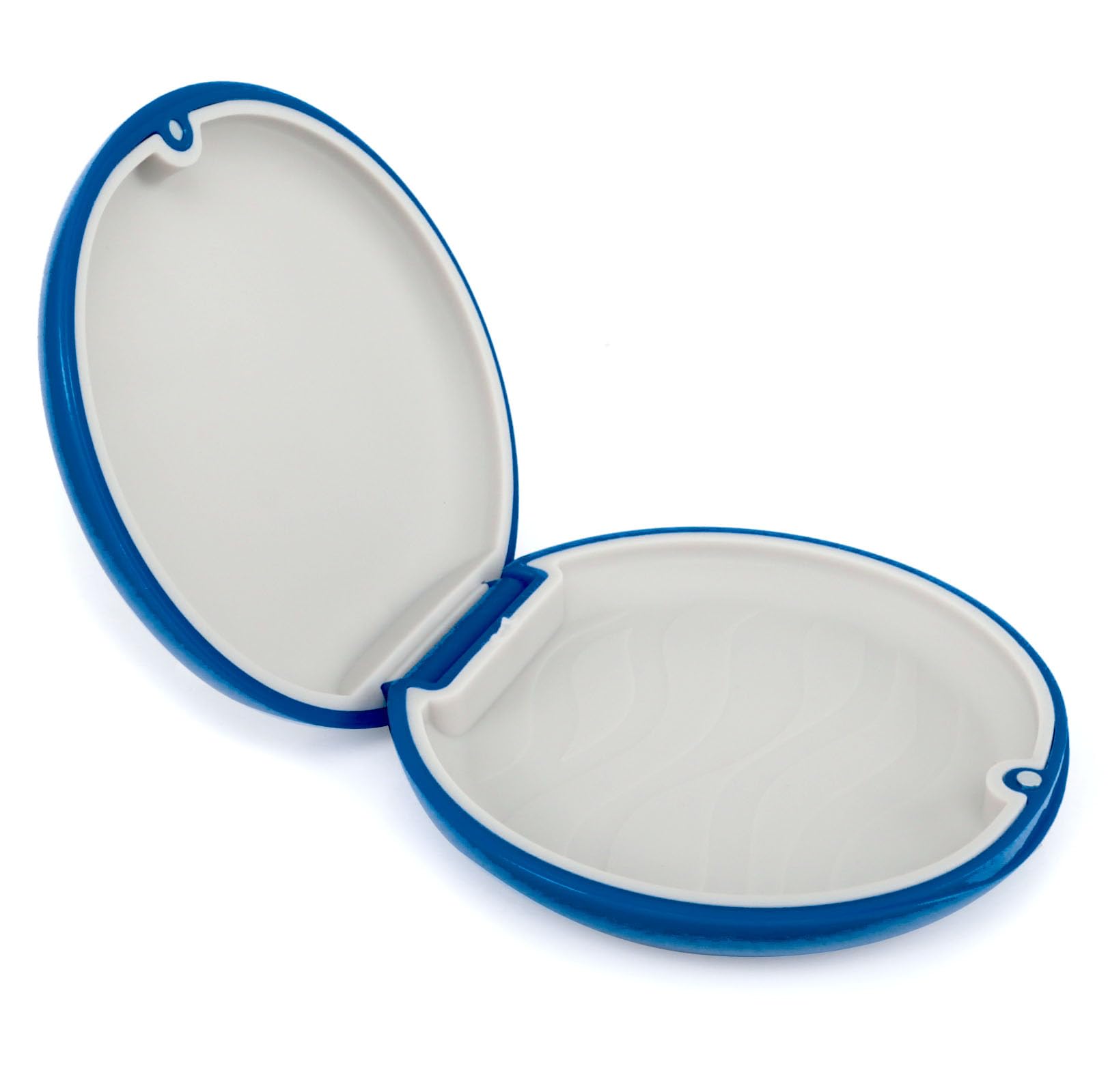 LA MIERE Retainer Case, Slim Aligner Case Compatible with Invisalign, Night Mouth Guard Case, Retainer Holder, Food Grade Silicone Pad, Magnetic