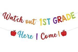 First Day of First Grade Banner: Welcome to Classroom Garland