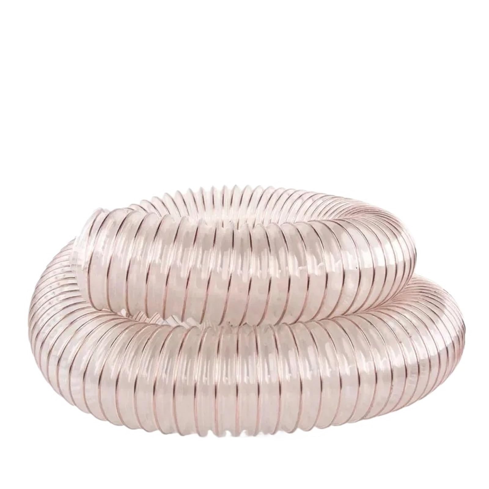 Axvoro Id 80Mm 1Meter Flexible Polyurethane Ducting Hose Transparent Pu Tube, Dust Suction, Exhaust Pipe Air, Inner Diameter 25-100Mm, 1/2M * 0.63Mm(Id 80Mm 1Meter)
