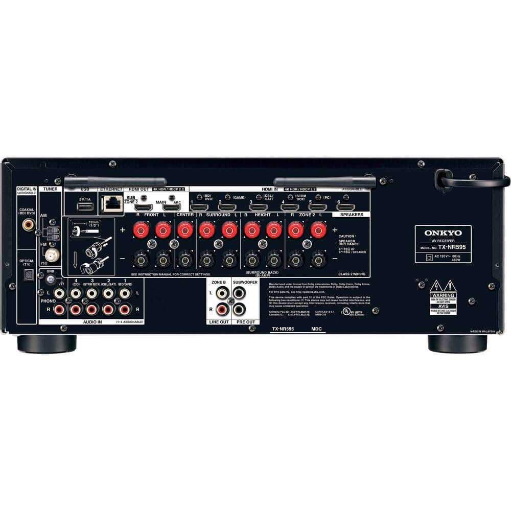 その他 ONKYO Amazon.com: Onkyo TX-NR595 Home Audio Smart Audio and Video