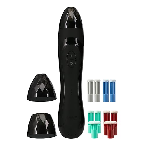 PMD Personal Microderm Elite Pro - At-Home Microdermabrasion Machine with Kit for Face and Body - Exfoliating Crystals and Vacuum Suction for Fresh