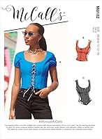 Vista 1 de McCall's M8182A5 - Kit de patrones de costura con cuello redondo y deshuesado, código de diseño M8182, tallas 6-14