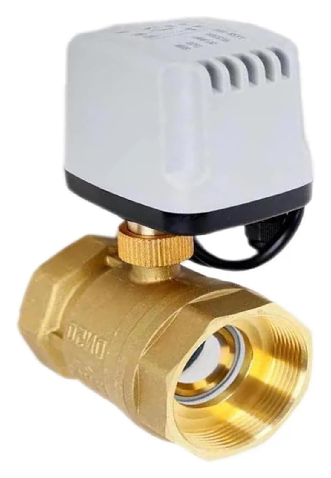 Valvola a sfera motorizzata impermeabile IP65 da 1/2" 3/4" 1" 2" in ottone, motore elettrico in metallo a coppia elevata(Dn25,12VDC-CR04)