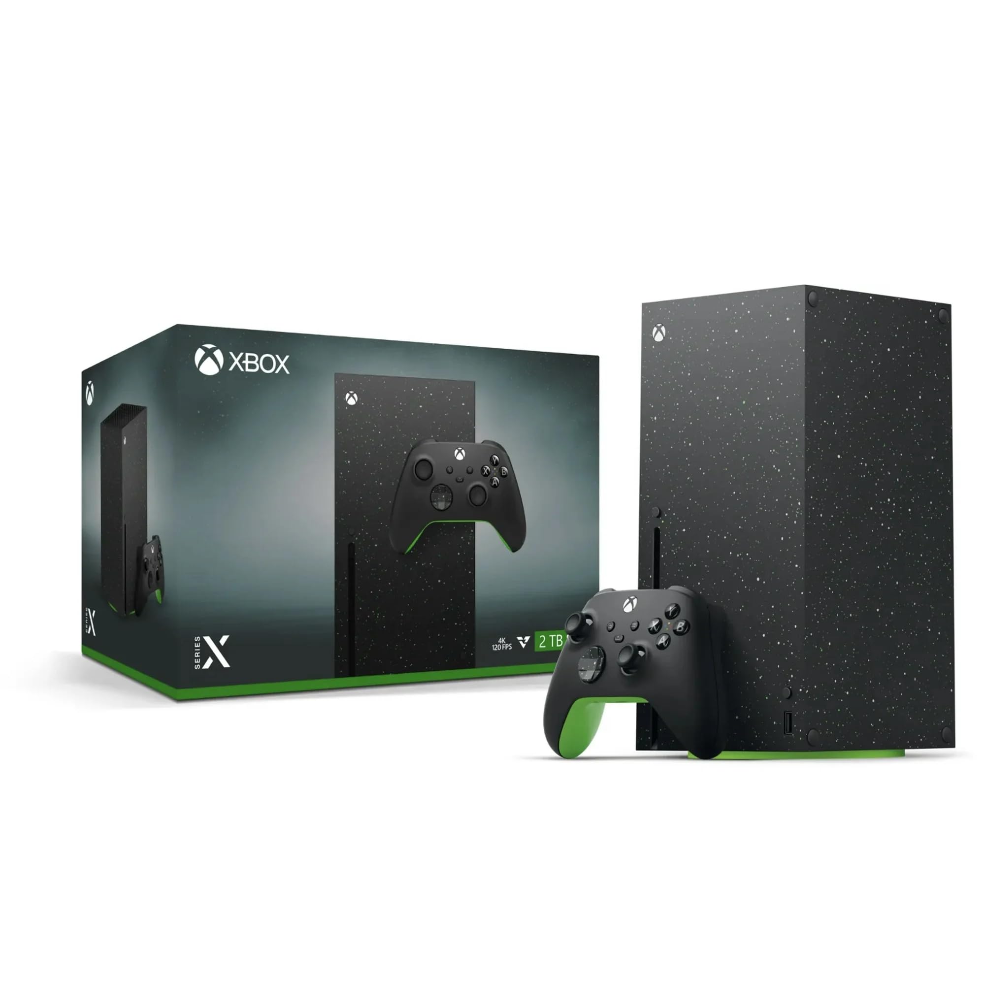 Xbox Series X 2 TB Disc Drive Galaxy Black Special Edition Bundle