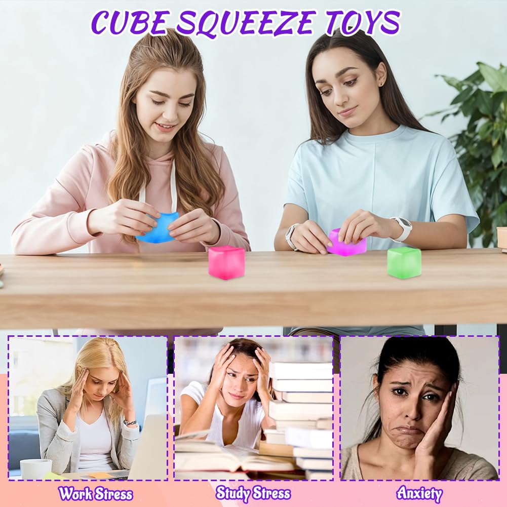 4 Piezas Pelota Antiestres, Bola Antiestres para Adultos, 4 Colores, Autismo Antiestres Squeeze, para TDAH, Autismo, Alivio del estrés y la ansiedad — view 6