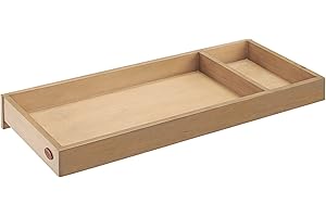 Everlee Changing Topper Honey Wood Dresser