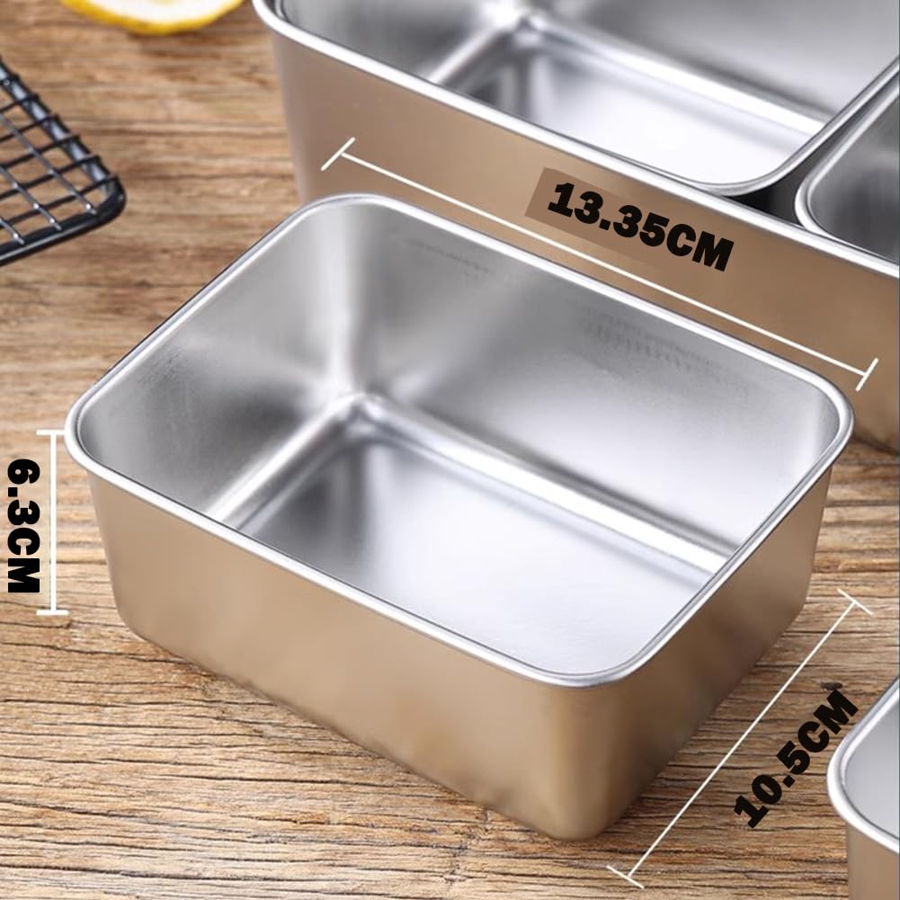 Bandeja para servir pizza con 8 compartimentos, bandeja de buffet de acero inoxidable para condimentos fríos y exhibición de alimentos, perfecta para camareros y mostradores de servicio de alimentos