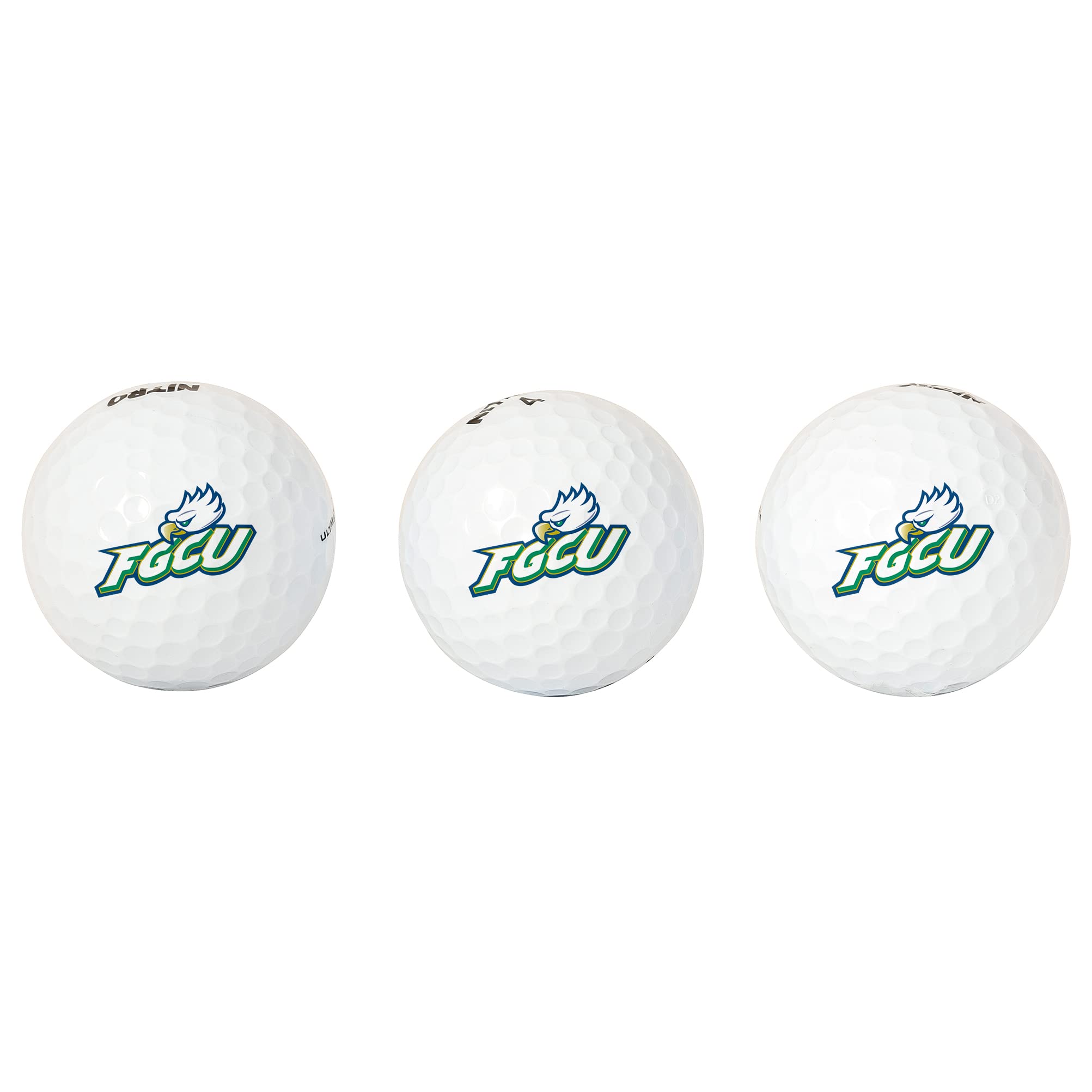 Desert Cactus Florida Gulf Coast University Golf Balls 3 Pack Full Color Golf Ball (Design B)